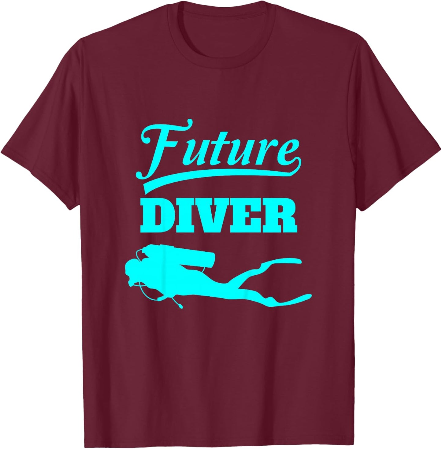 Future Diver Scuba Diving for Kids T-Shirt - T-Shirt | Maroon