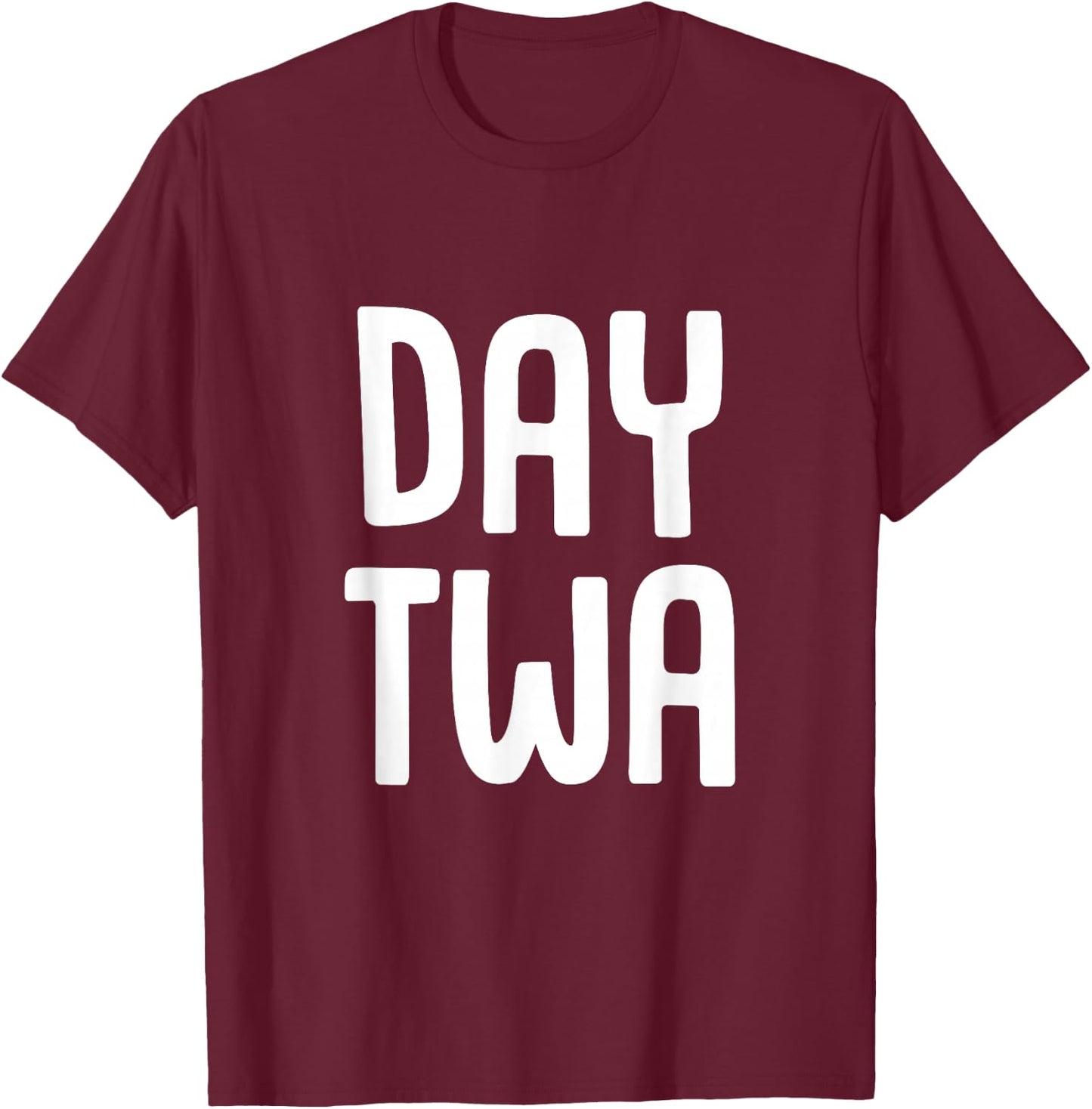 Day-Twa Detroit T-Shirt - T-Shirt | Maroon
