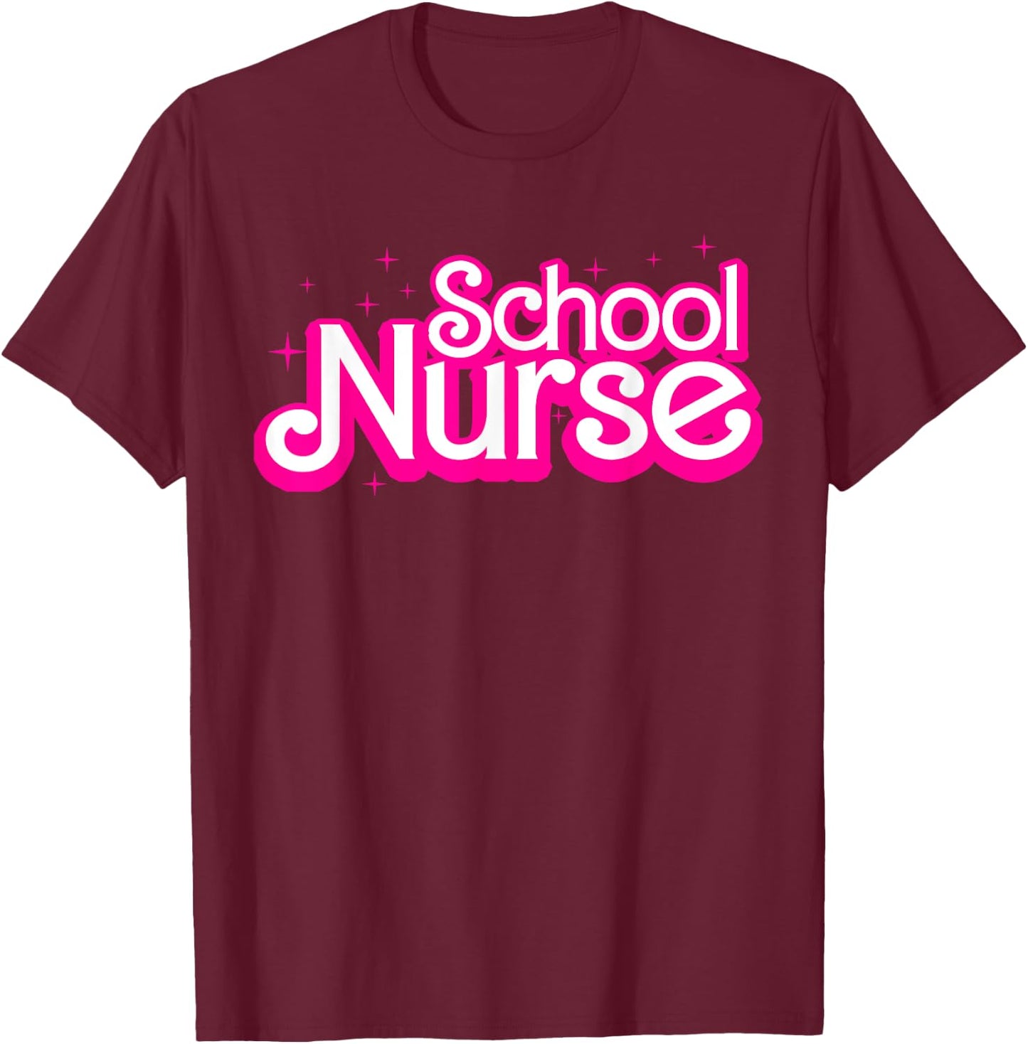 School Nurse Nursing School Nurse Retro Nurse Day Nurse Week T-Shirt - T-Shirt | Maroon