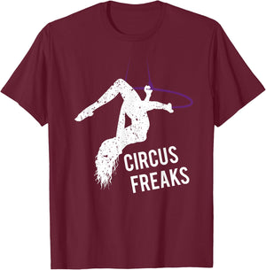 Aerial Arts Clothing, Cute Aerialist Shirts T-Shirt - T-Shirt | Maroon