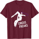 Aerial Arts Clothing, Cute Aerialist Shirts T-Shirt - T-Shirt | Maroon