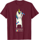 Unicorn Installing Muscle Funny Fitness Gym Workout T-Shirt - T-Shirt | Maroon