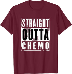 Post Chemo Cancer Patient Gifts Men & Women Shirts T-Shirt - T-Shirt | Maroon