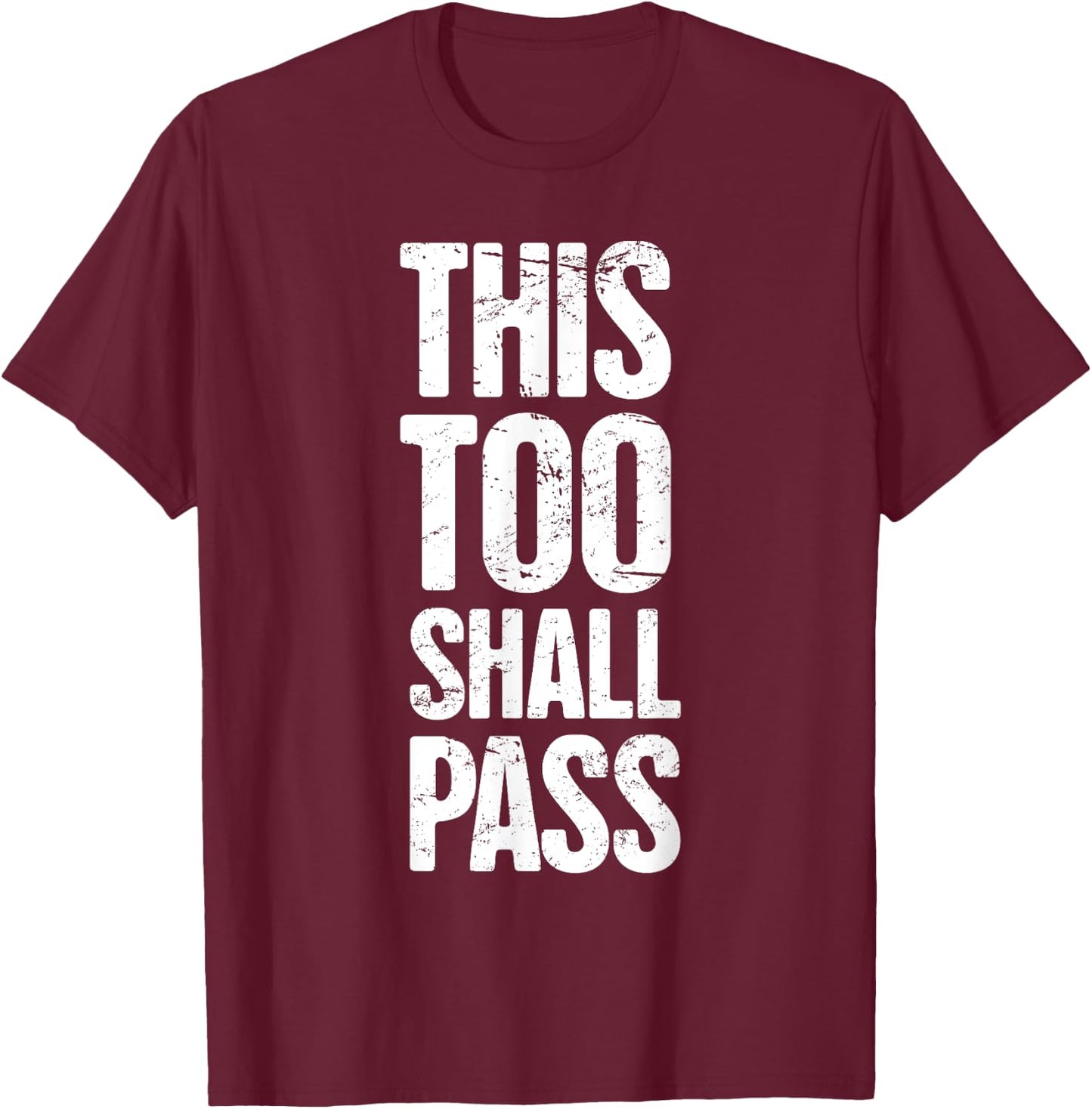 Pass - Kidney Stone Surgery Gift / Funny Kidney Stones T-Shirt - T-Shirt | Maroon