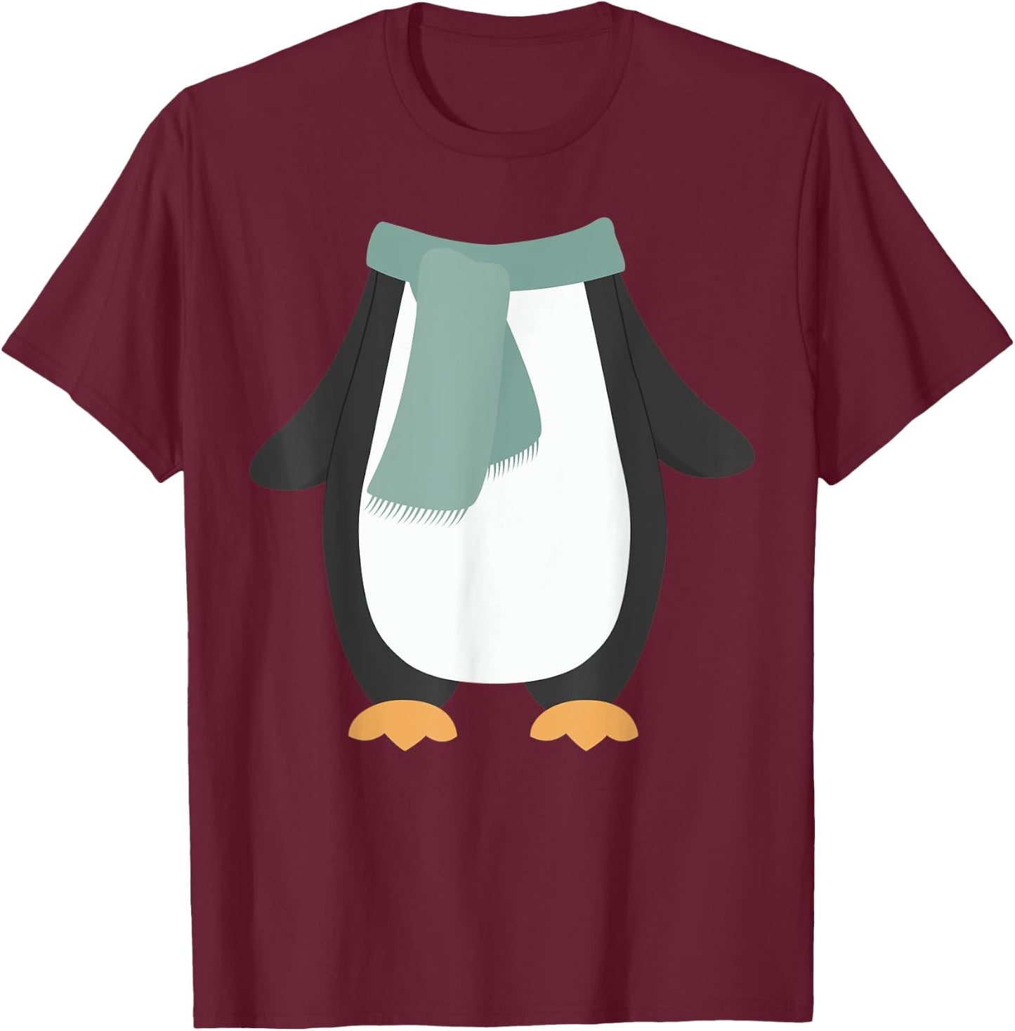 Penguin Body Halloween Costume T-Shirt - T-Shirt | Maroon