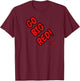 Go Big Red! #GBR Nebraska T-Shirt - T-Shirt | Maroon