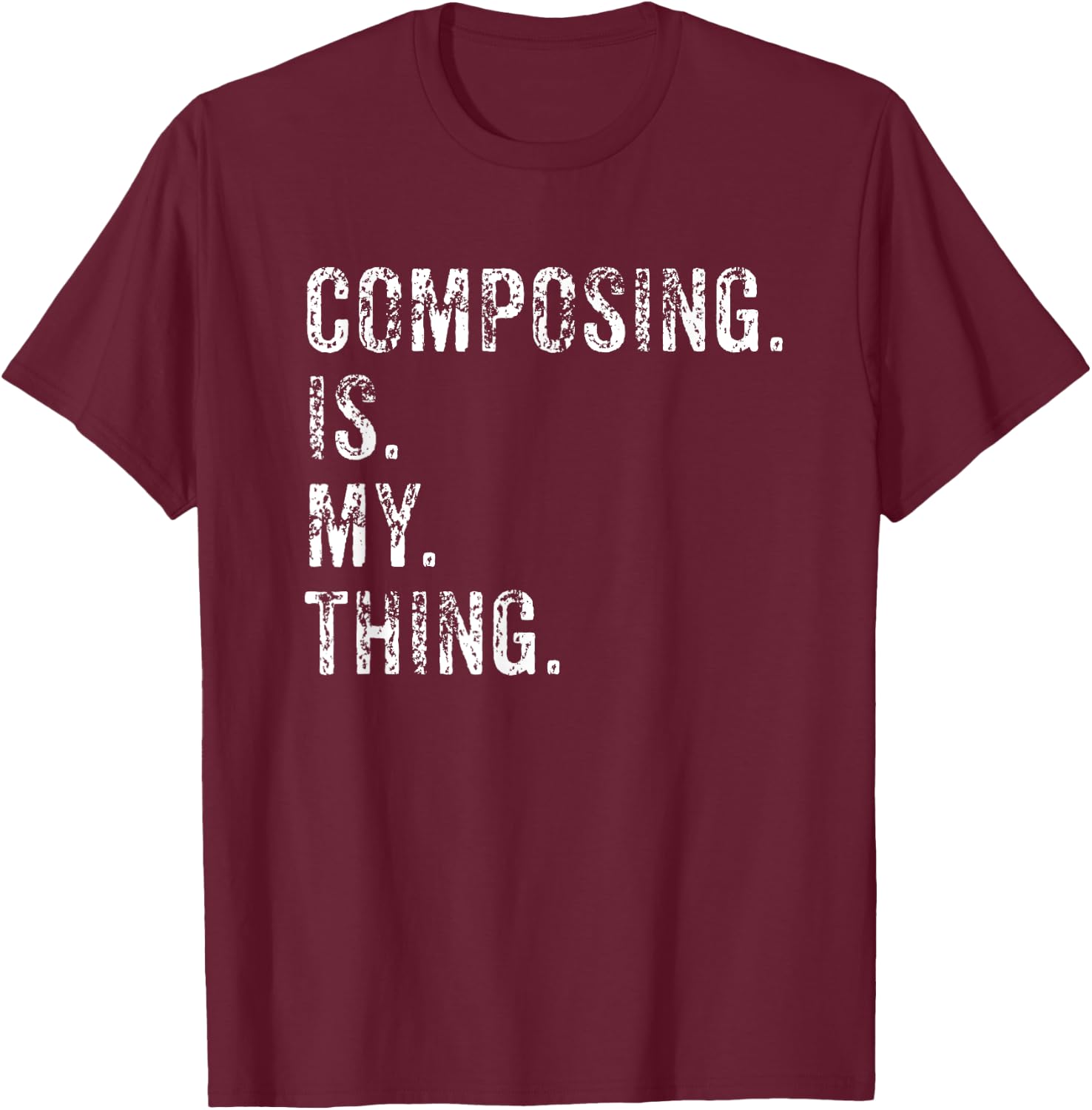 Composer - Music Composer Gift T-Shirt - T-Shirt | Maroon