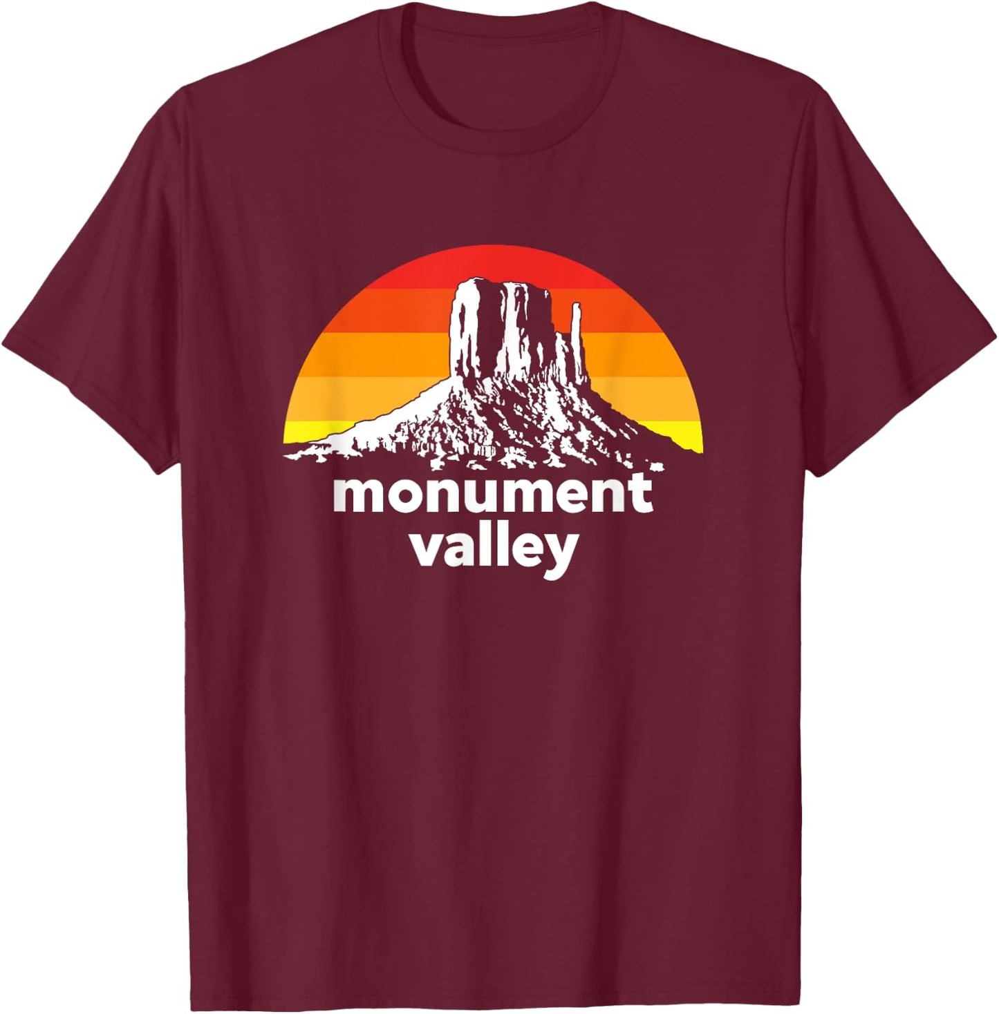 Unku Monument Valley T-Shirt - T-Shirt | Maroon