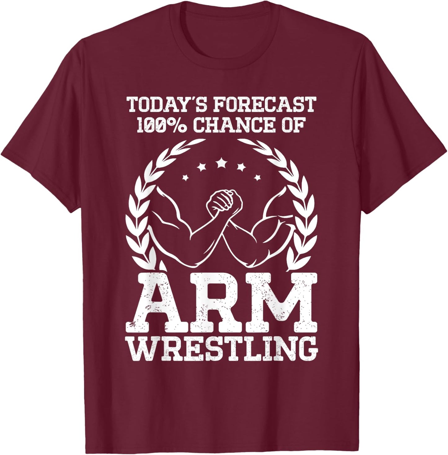 Larratt - Arm Wrestling Like Devon T-Shirt - T-Shirt | Maroon