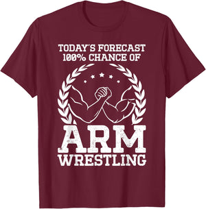 Larratt - Arm Wrestling Like Devon T-Shirt - T-Shirt | Maroon