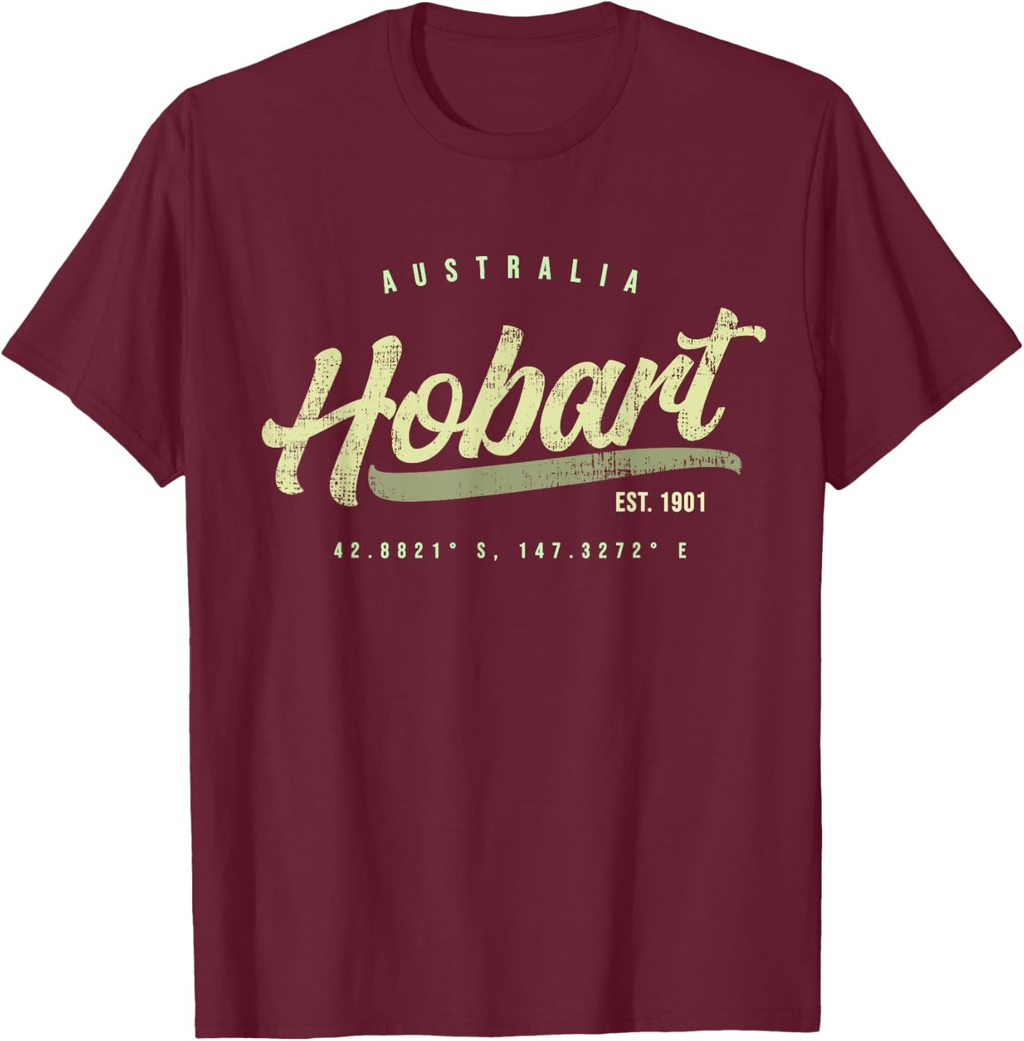 Hobart T-Shirt - T-Shirt | Maroon