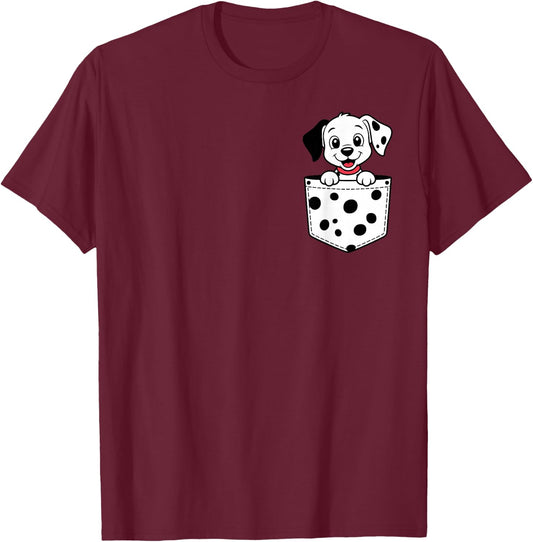 Dalmatian Costume Women Kids Dalmatian Dog Lover T-Shirt - T-Shirt | Maroon