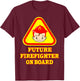 Future Firefighter On Board Pregnancy Announcement Fireman T-Shirt - T-Shirt | Maroon