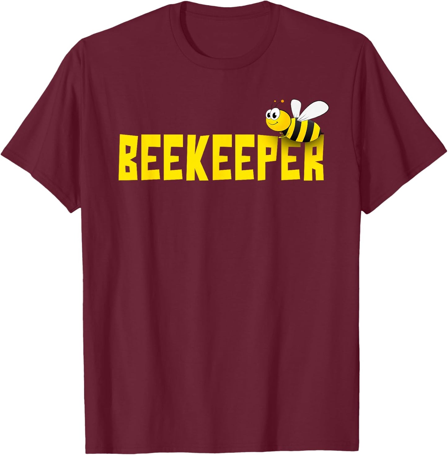 Bee Keeper Beekeeper | Funny Cute Beekeeping T-Shirt - T-Shirt | Maroon