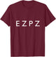 Easy Peasy EZPZ Funny Saying Acronym T-Shirt - T-Shirt | Maroon