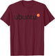 Ubuntu Official Logo Linux Operating System T-Shirt - T-Shirt | Maroon