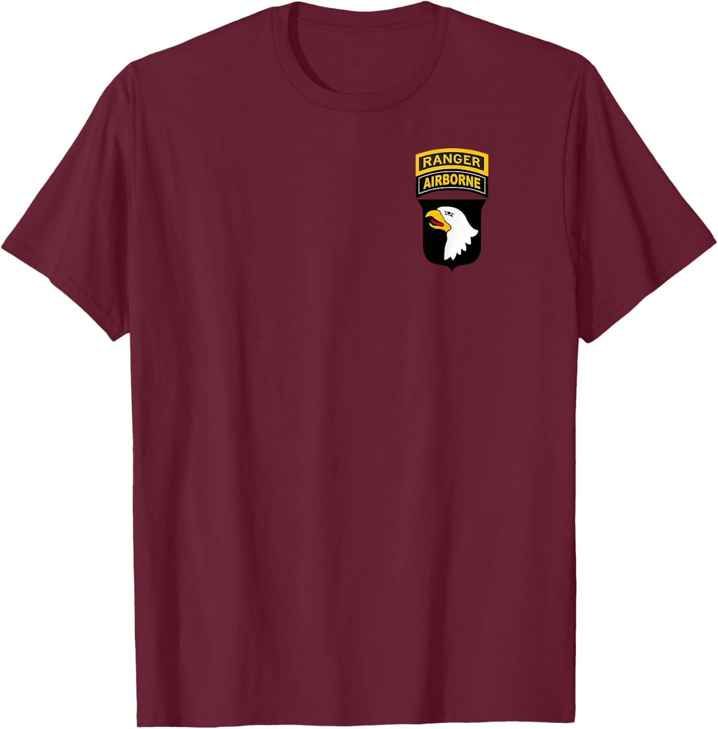 101st Airborne Shirt - 101st Shirt - Ranger Classic T-Shirt - T-Shirt | Maroon