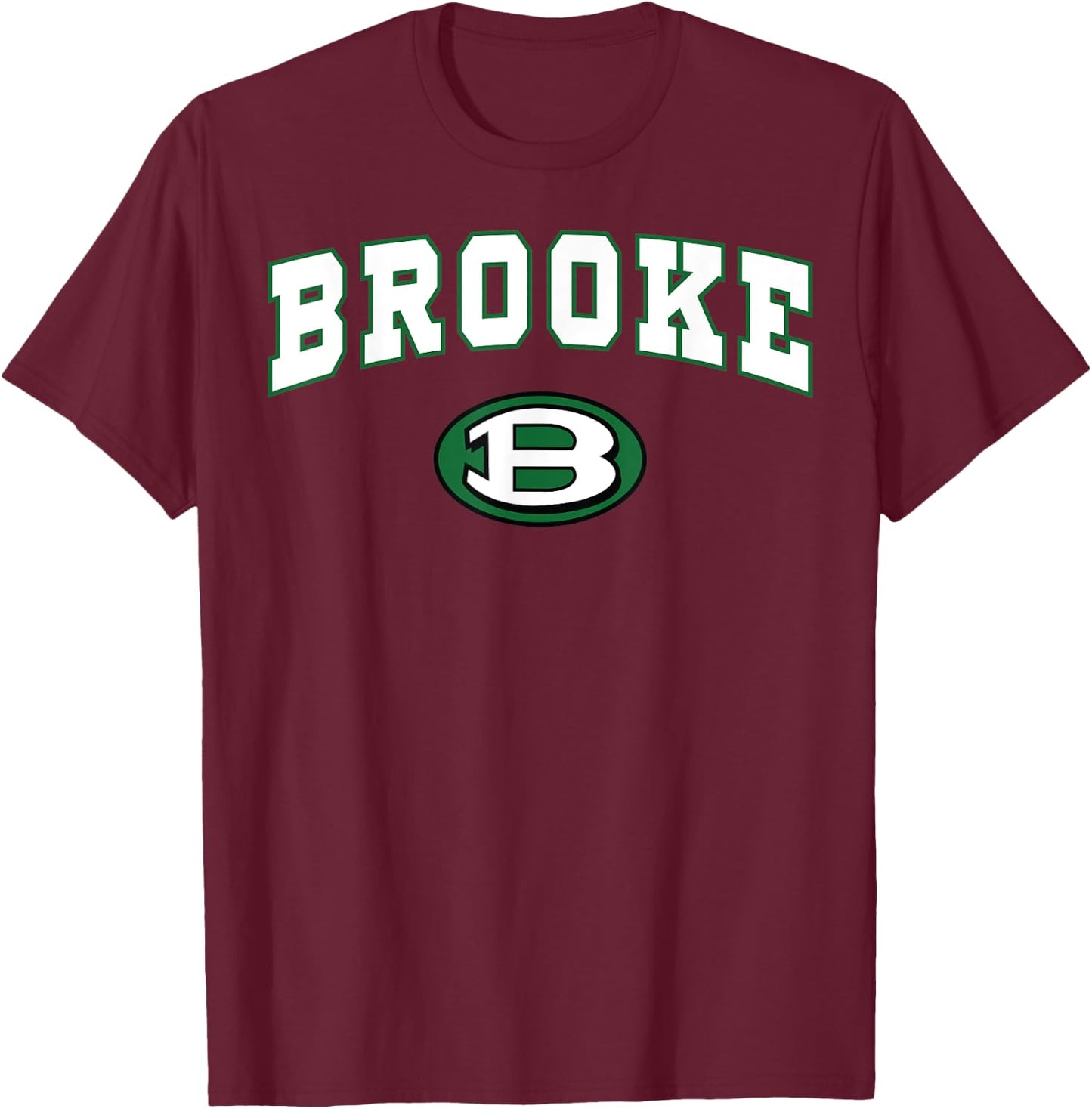Brooke High School Bruins C2 T-Shirt - T-Shirt | Maroon