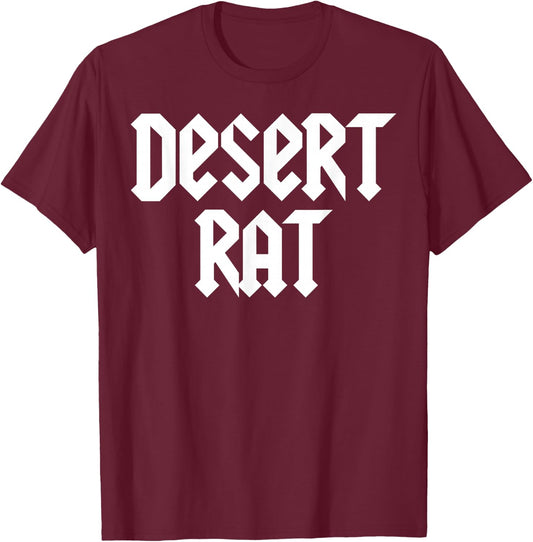 Desert Rat Dirt Bike Motocross Dune Buggy Off Roading Trip T-Shirt - T-Shirt | Maroon