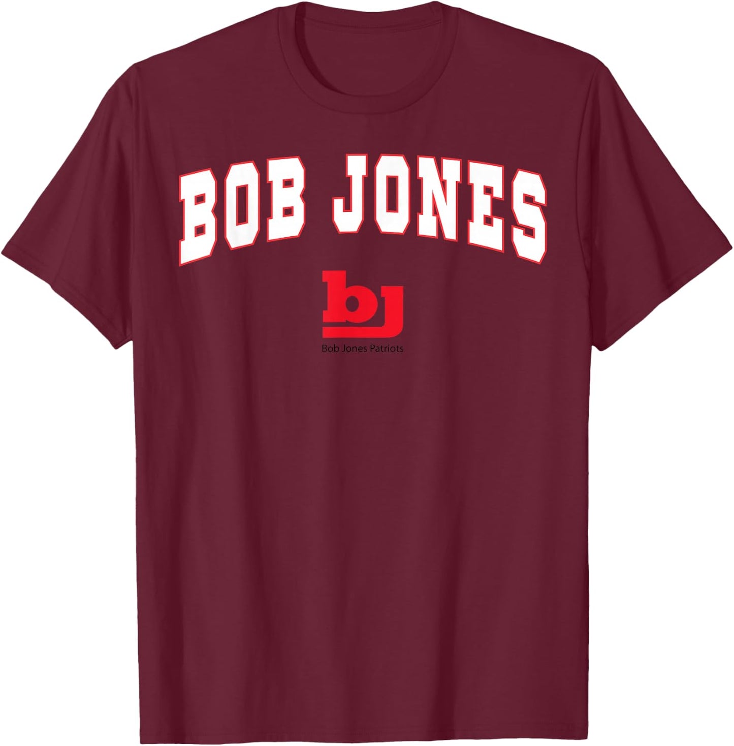 Bob Jones High School Patriots C2 T-Shirt - T-Shirt | Maroon