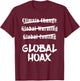 Climate Change Global Hoax T Shirt - Save Planet Earth T-Shirt - T-Shirt | Maroon