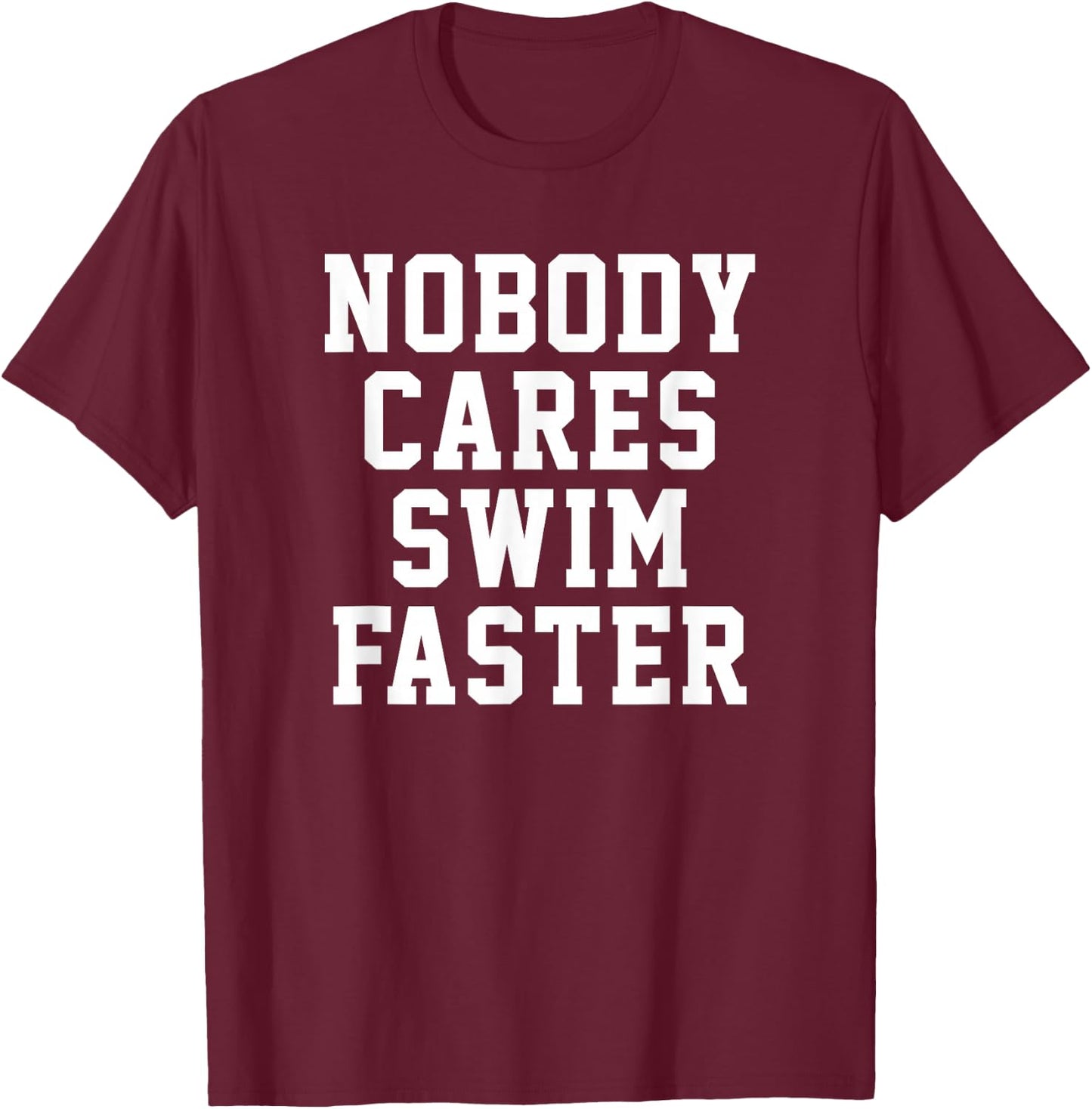 Gift Swim Coach | Funny for Swimmers T-Shirt - T-Shirt | Maroon