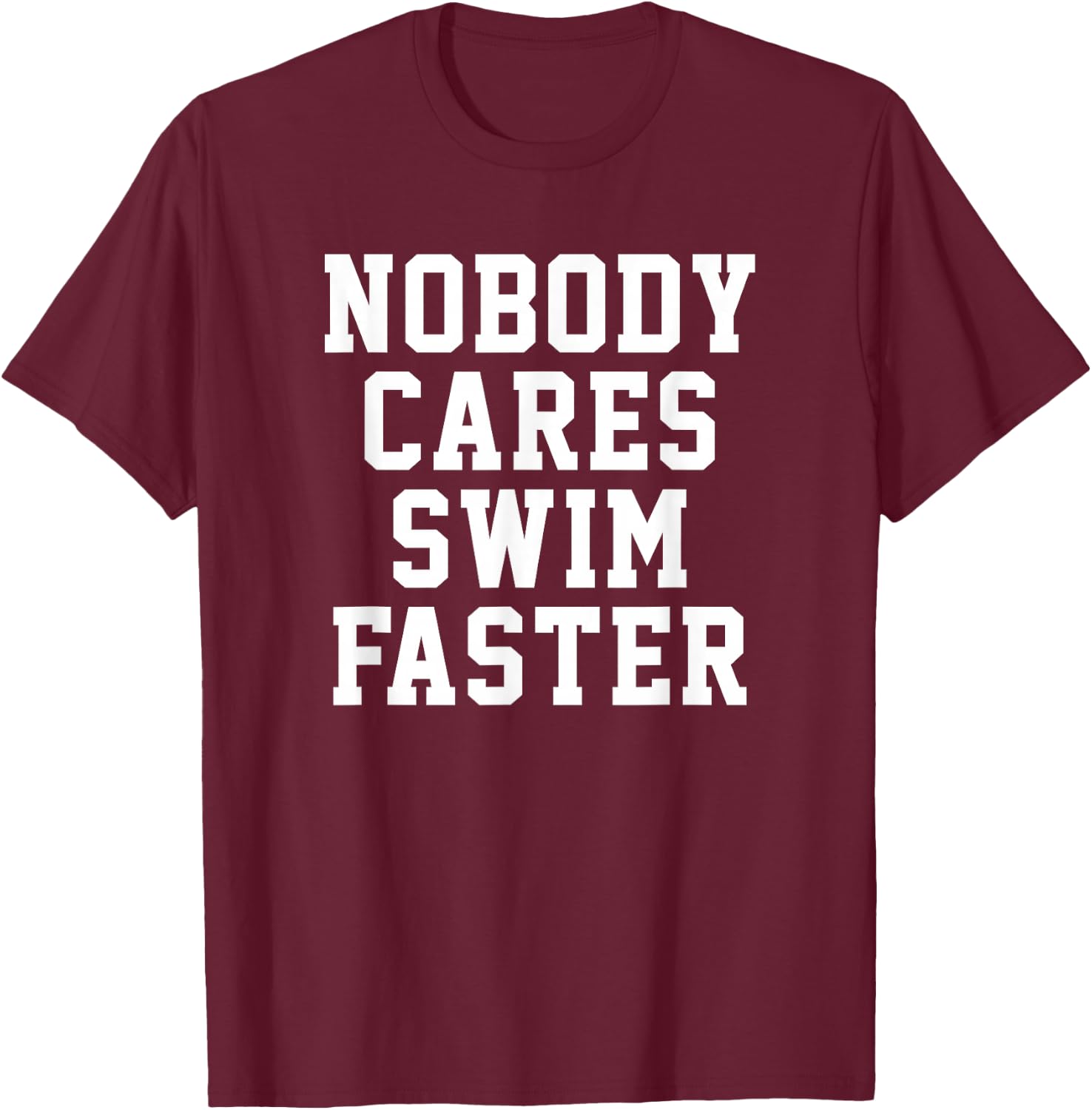 Gift Swim Coach | Funny for Swimmers T-Shirt - T-Shirt | Maroon