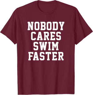 Gift Swim Coach | Funny for Swimmers T-Shirt - T-Shirt | Maroon