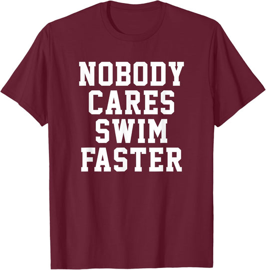 Gift Swim Coach | Funny for Swimmers T-Shirt - T-Shirt | Maroon