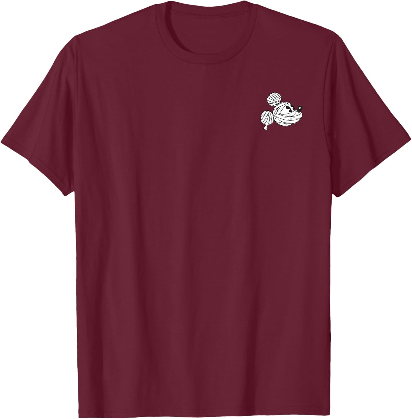Disney - Mickey Mummy Trick-or-Treater Halloween T-Shirt - T-Shirt | Maroon