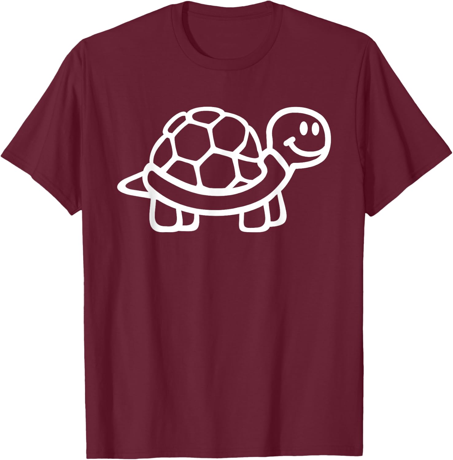 Cute Turtle T-Shirt - T-Shirt | Maroon