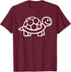 Cute Turtle T-Shirt - T-Shirt | Maroon