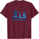 for ALS Awareness in May Blue Ribbon Shirt T-Shirt - T-Shirt | Maroon