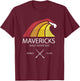 Maverick's Surfing, Travel Gift Maverick Surfer T-Shirt - T-Shirt | Maroon