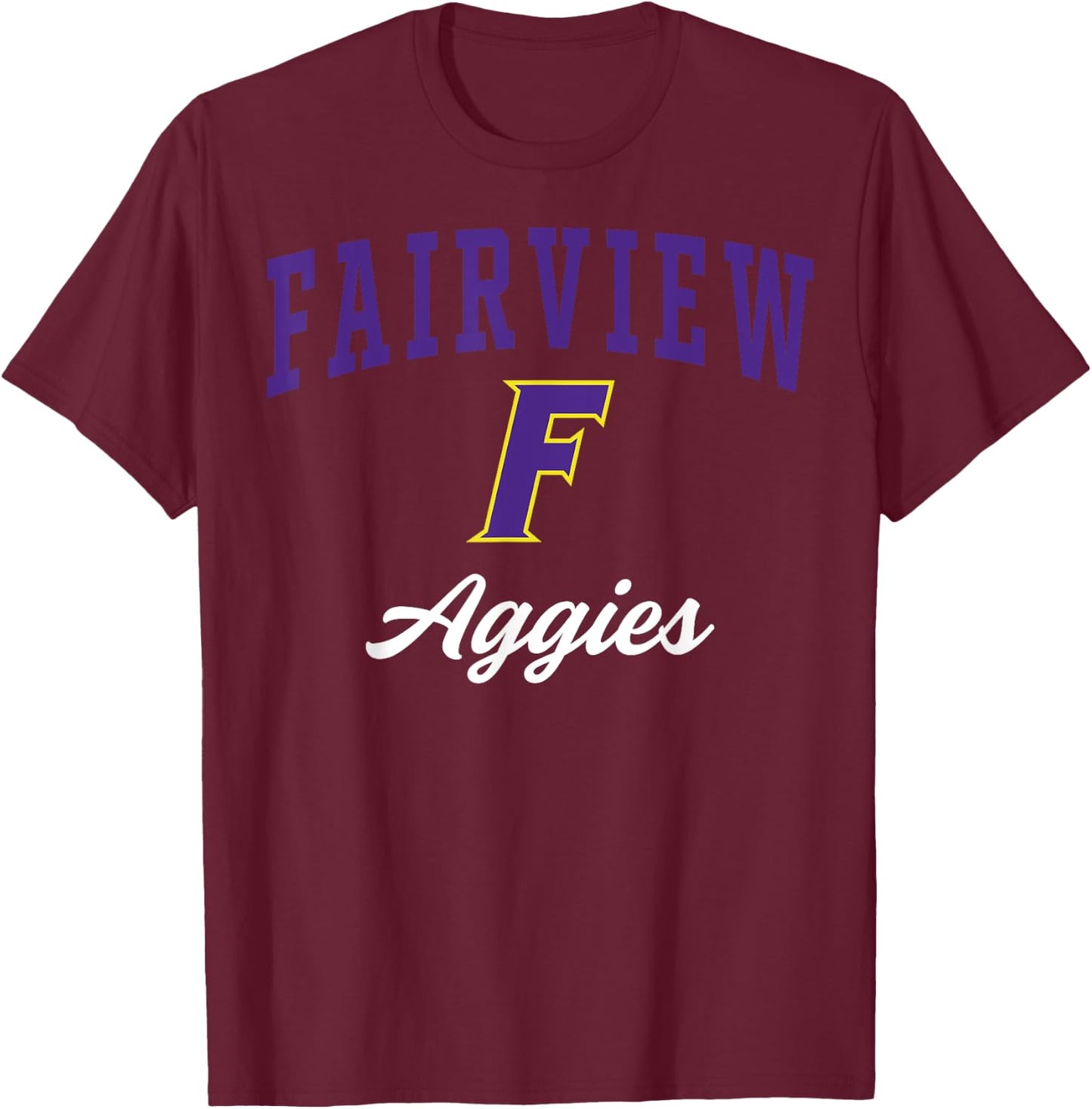 Fairview High School Aggies C3 T-Shirt - T-Shirt | Maroon