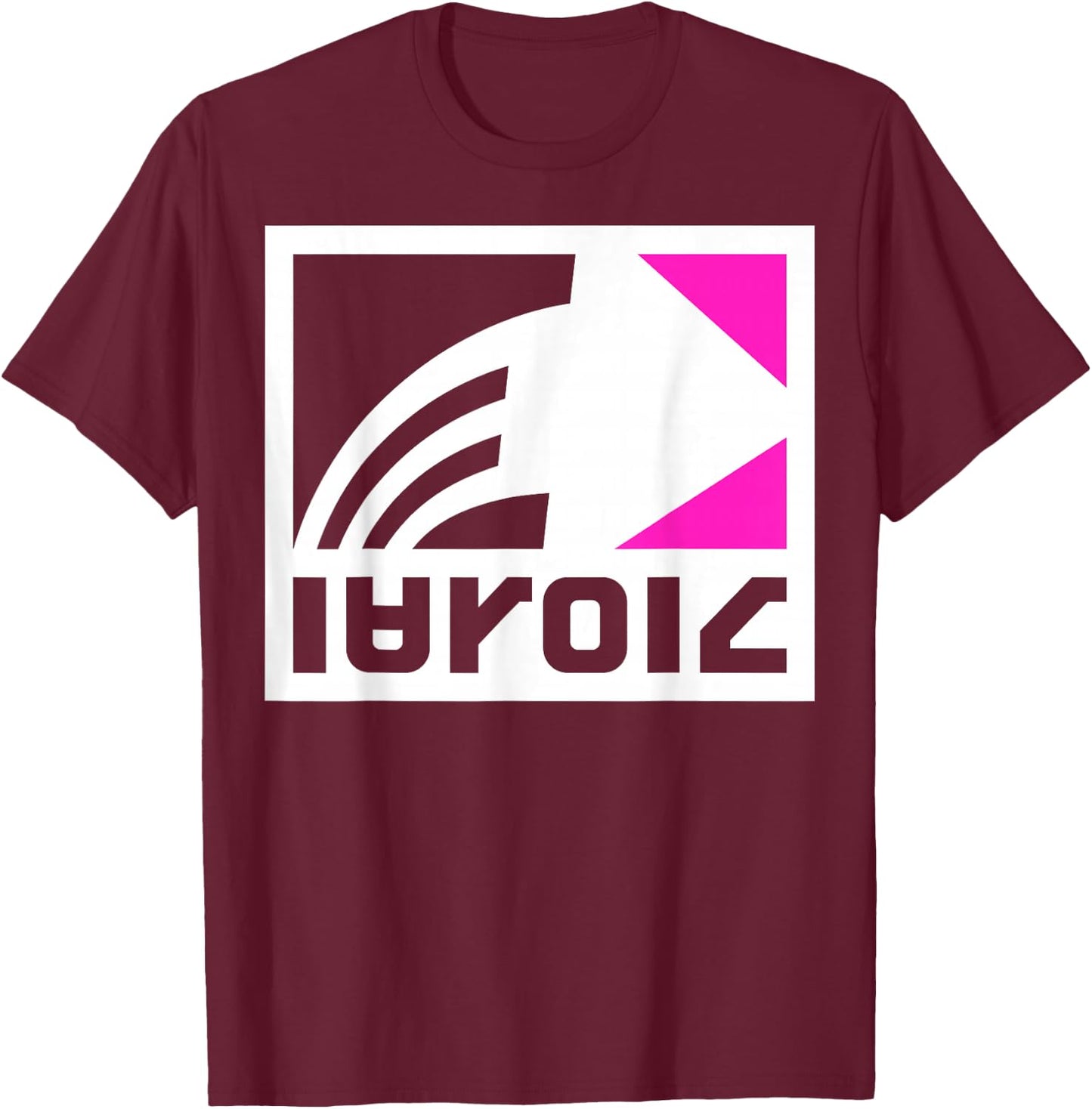 Nintendo Splatoon Zink Sportswear Brand Logo T-Shirt - T-Shirt | Maroon