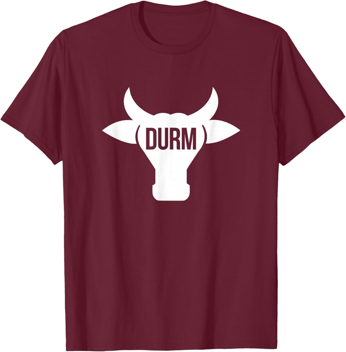 Durm Bull Head T-Shirt - T-Shirt | Maroon