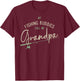 My Fishing Buddies Call Me Grandpa Shirt Fathers Day Gift T-Shirt - T-Shirt | Maroon