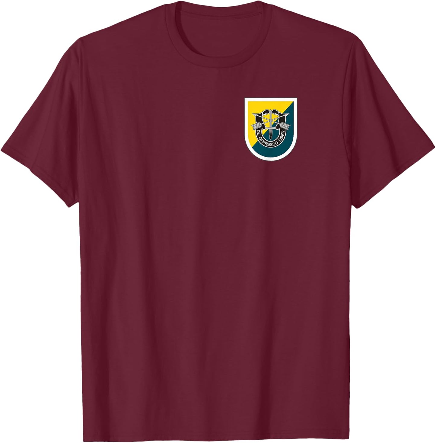 US Special Forces - 8th Special Forces Group (SFG) T-Shirt - T-Shirt | Maroon