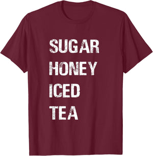 Sugar Honey Iced Tea T-Shirt - T-Shirt | Maroon