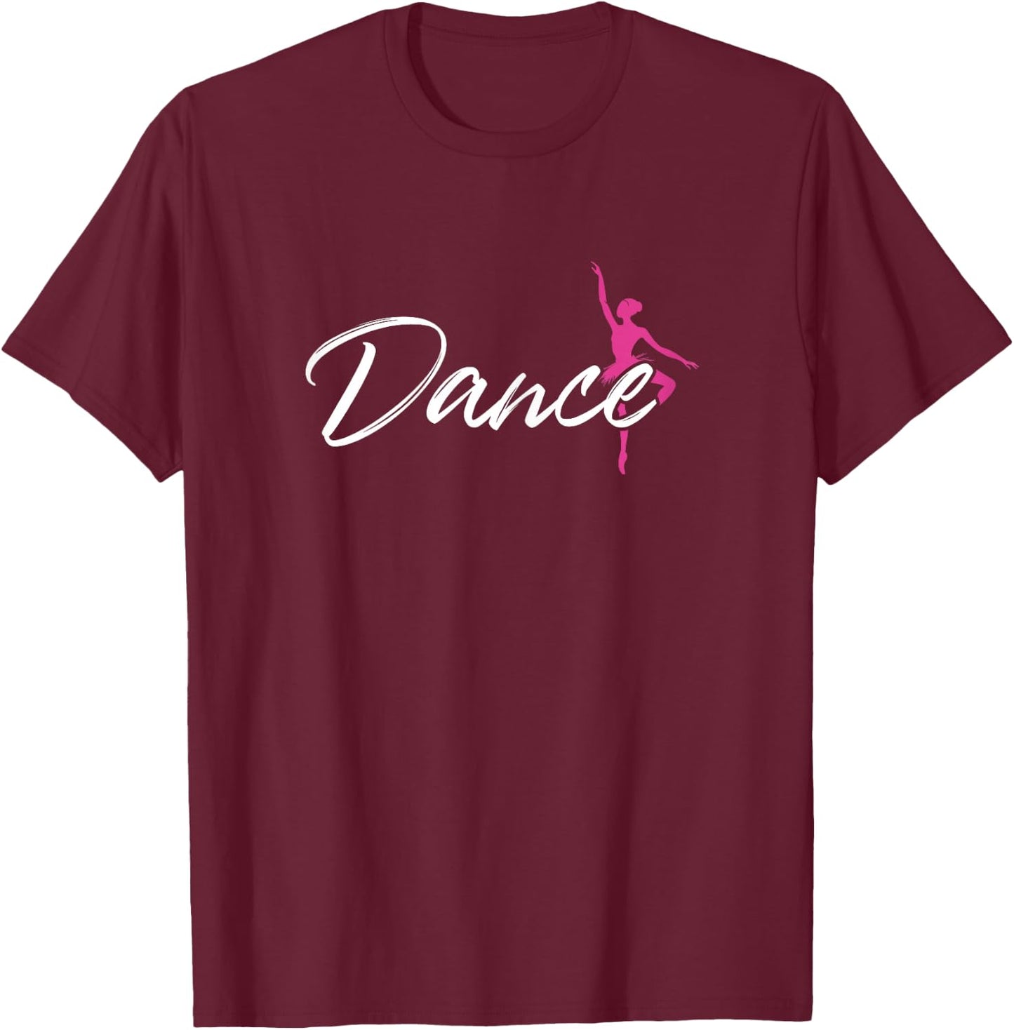 Ballet Dancer Ballerina Dance Gifts for Teen Girls Barre T-Shirt - T-Shirt | Maroon