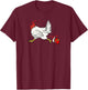 Chicken With Their Head Cut Off | How I Feel T-Shirt - T-Shirt | Maroon