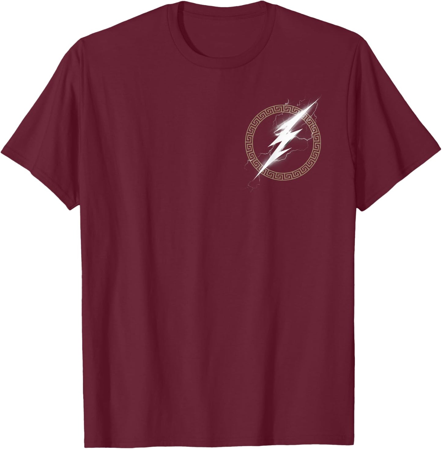 Zeus Greek God Lightning Symbol of Zeus T-Shirt - T-Shirt | Maroon