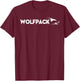 Men and women WOLFPACK short sleeve T-Shirt - T-Shirt | Maroon
