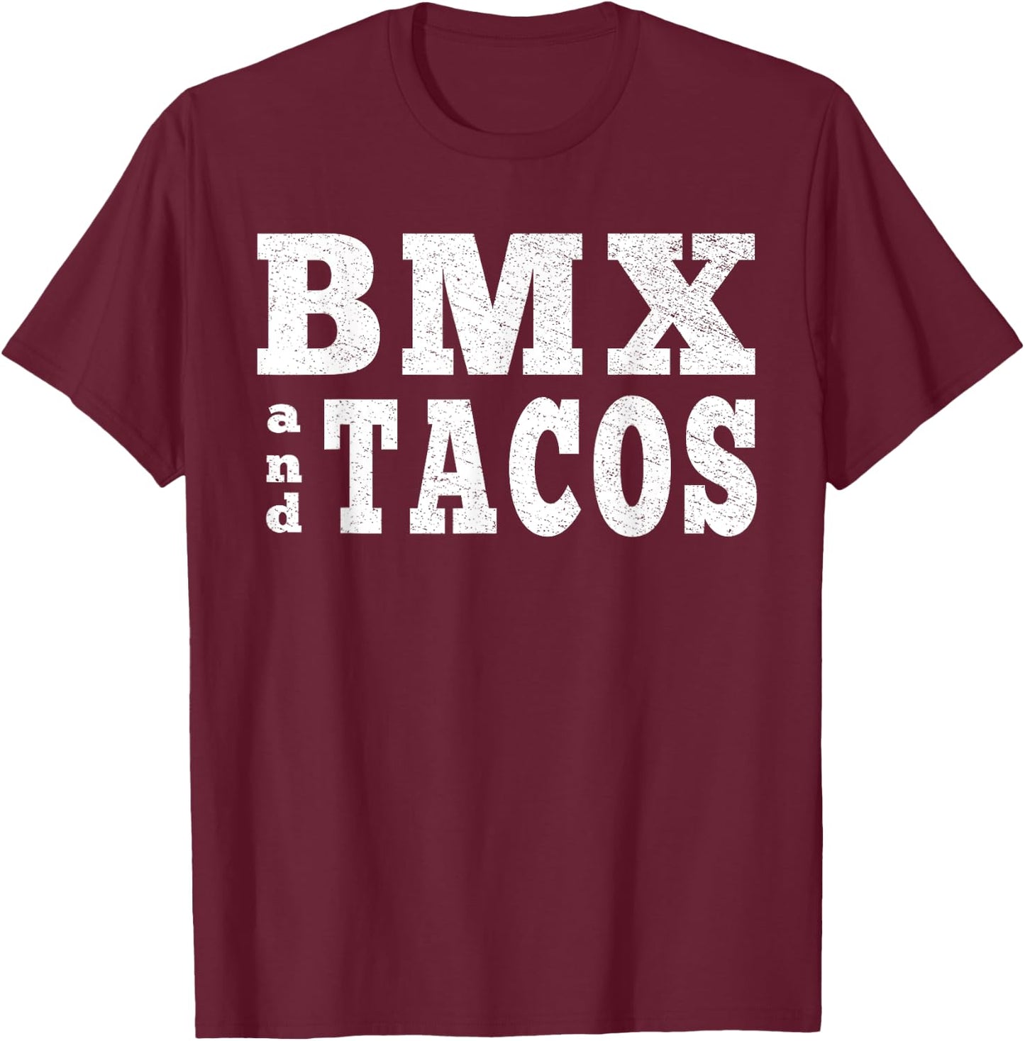 Bmx Bikes Shirts Taco Shirt for Bike Riders T-Shirt - T-Shirt | Maroon