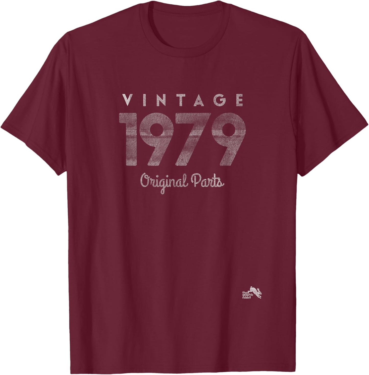 Vintage 1979 T Shirt Original Parts T-Shirt - T-Shirt | Maroon