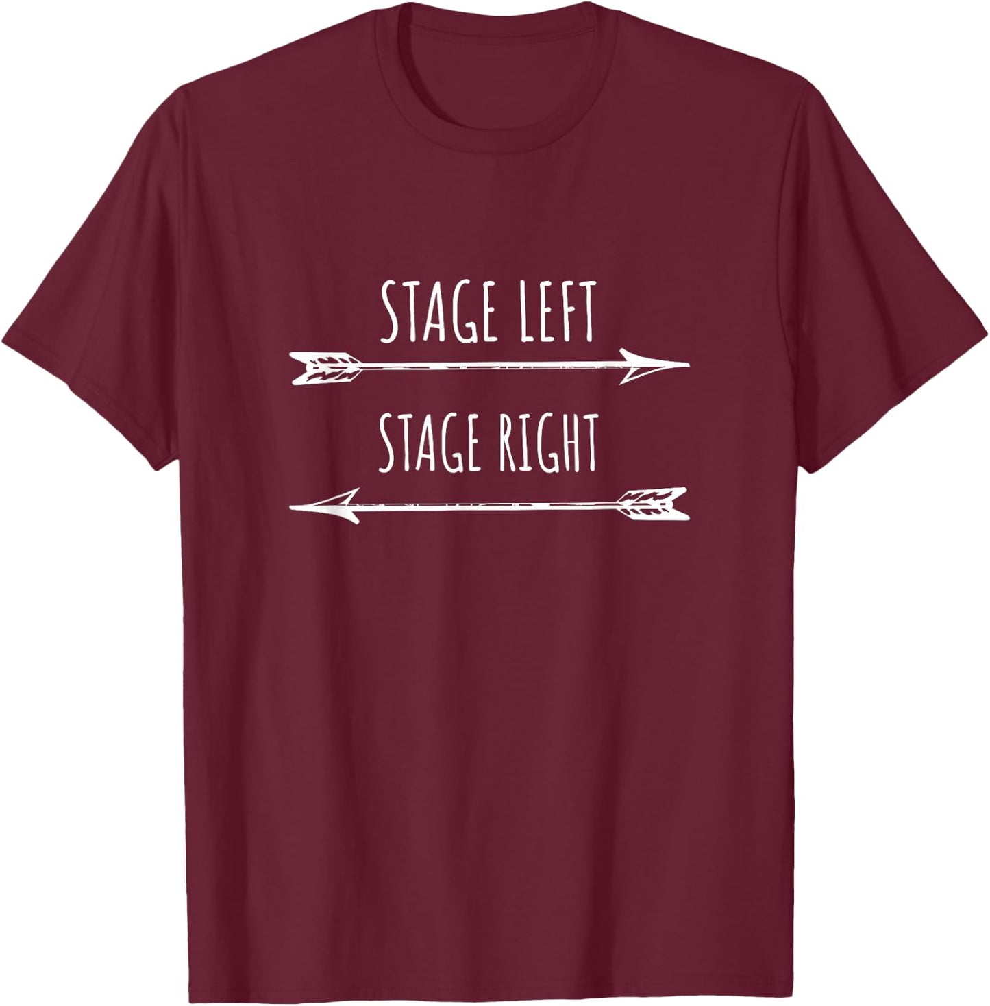 Theater Broadway Musical Stage Actor Gift T-Shirt - T-Shirt | Maroon