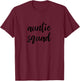 Auntie Squad Shirt for Cool Aunts T-Shirt - T-Shirt | Maroon