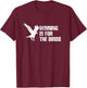 Winning is For the Birds Vintage Distressed Graphic T Shirt T-Shirt - T-Shirt | Maroon