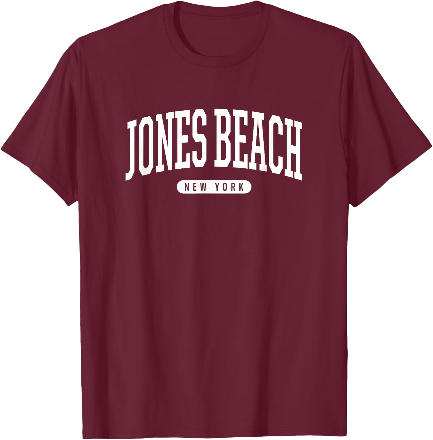 Jones Beach New York T Shirt Jones Beach Gifts NY T-Shirt - T-Shirt | Maroon